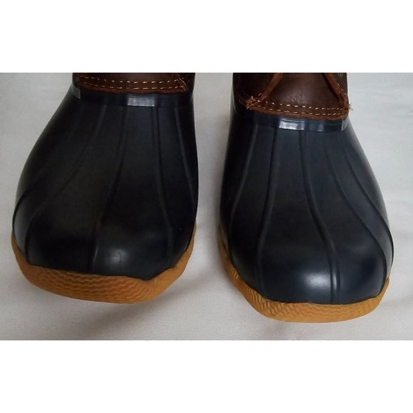 Sperry Women's Tan/Navy All-Weather Leather Saltwater Core Duck Boots Size 9M - Picture 8 of 16